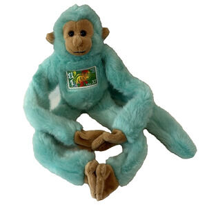 ELH Enterprises Hanging Monkey HAPPY NEW YEAR 15" Plush Stuffed Animal Toy RARE